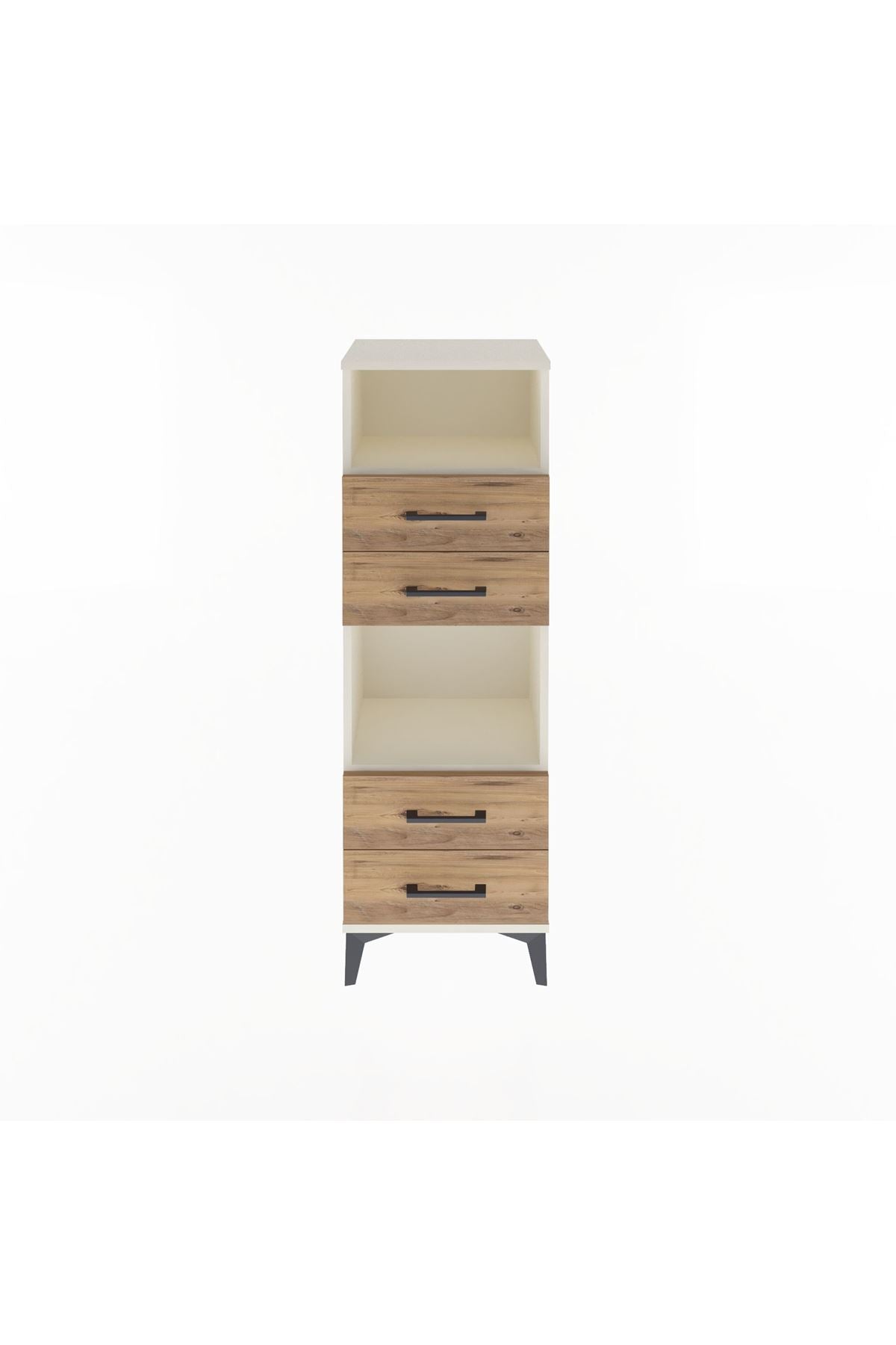 Arges Dolap 2 Raflı 4 Çekmeceli 44x30x134 - S16M061V3A