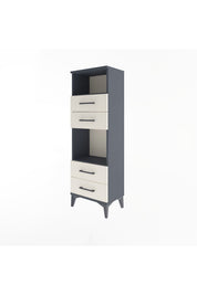 Arges Dolap 2 Raflı 4 Çekmeceli 44x30x134 - S16M061V4A