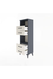 Arges Dolap 2 Raflı 4 Çekmeceli 44x30x134 - S16M061V4A