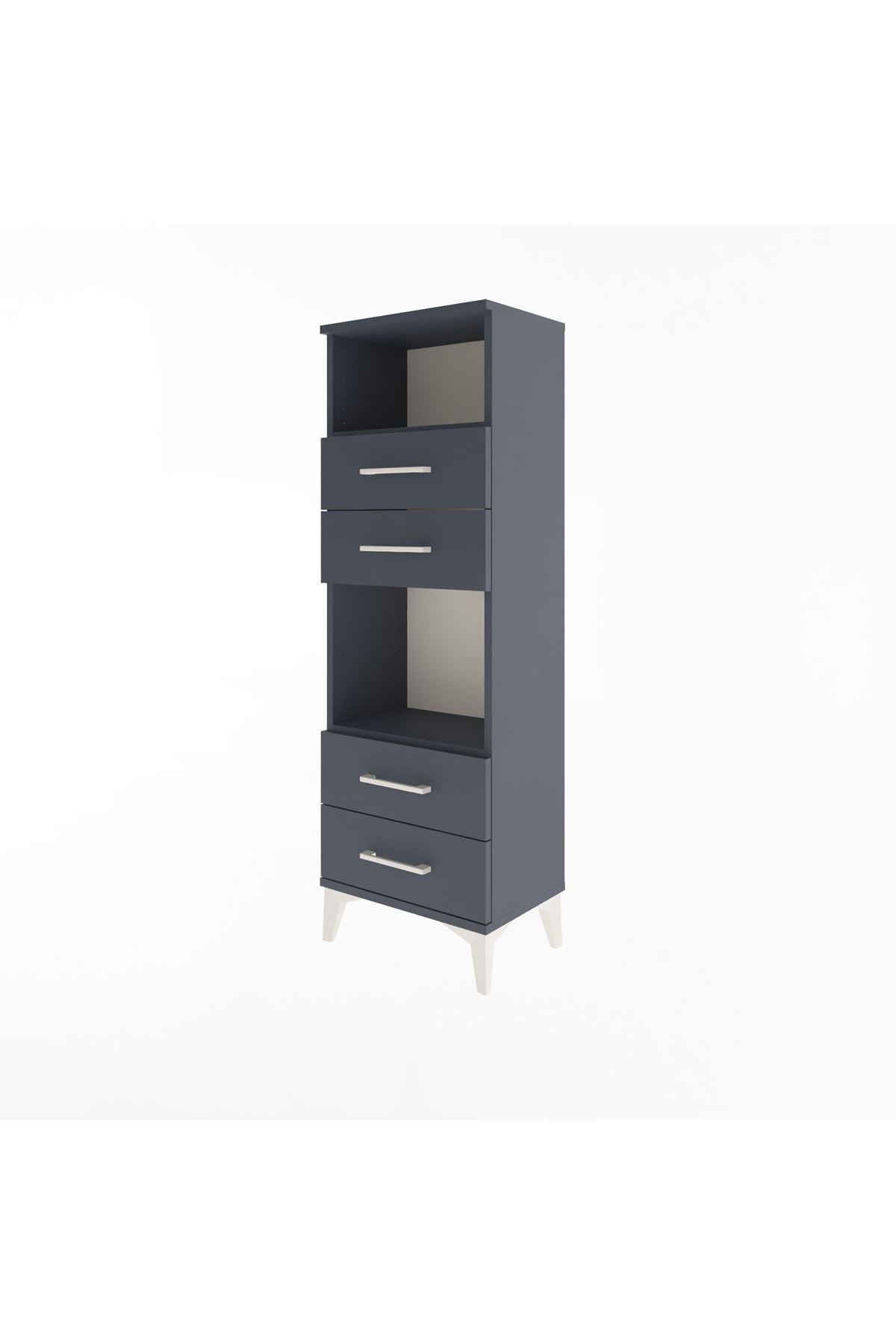 Arges Dolap 2 Raflı 4 Çekmeceli 44x30x134 - S16M061V5A