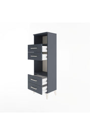 Arges Dolap 2 Raflı 4 Çekmeceli 44x30x134 - S16M061V5A