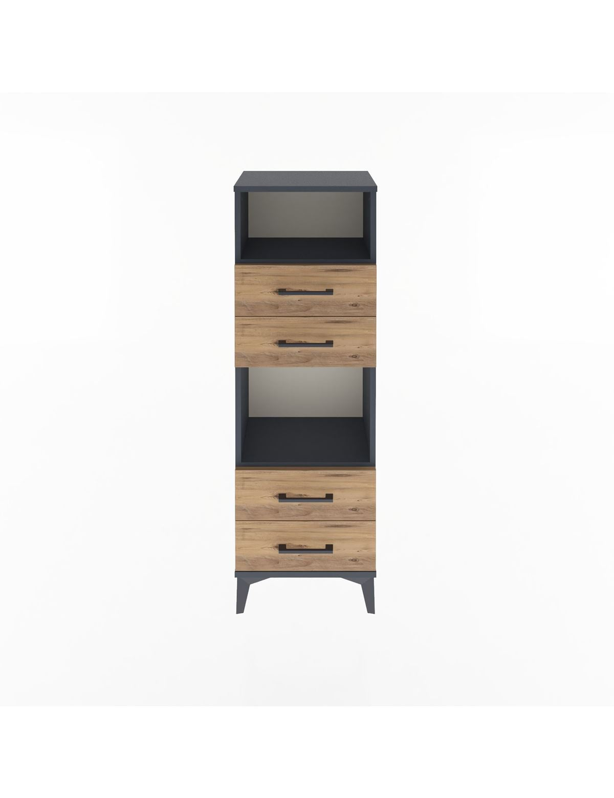 Arges Dolap 2 Raflı 4 Çekmeceli 44x30x134 - S16M061V6A