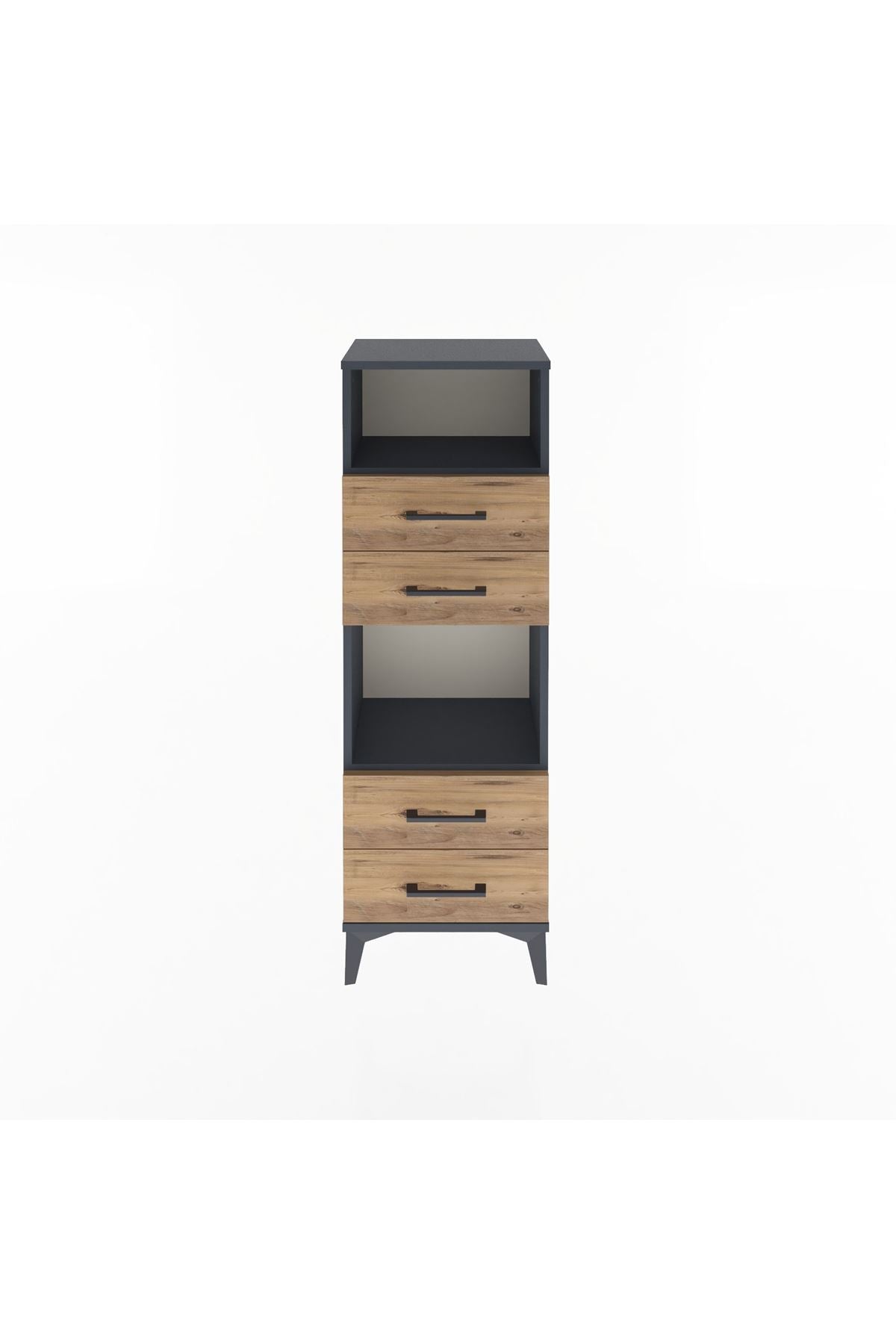 Arges Dolap 2 Raflı 4 Çekmeceli 44x30x134 - S16M061V6A