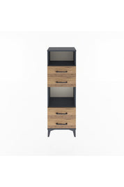Arges Dolap 2 Raflı 4 Çekmeceli 44x30x134 - S16M061V6A
