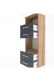 Arges Dolap 2 Raflı 4 Çekmeceli 44x30x134 - S16M061V8A