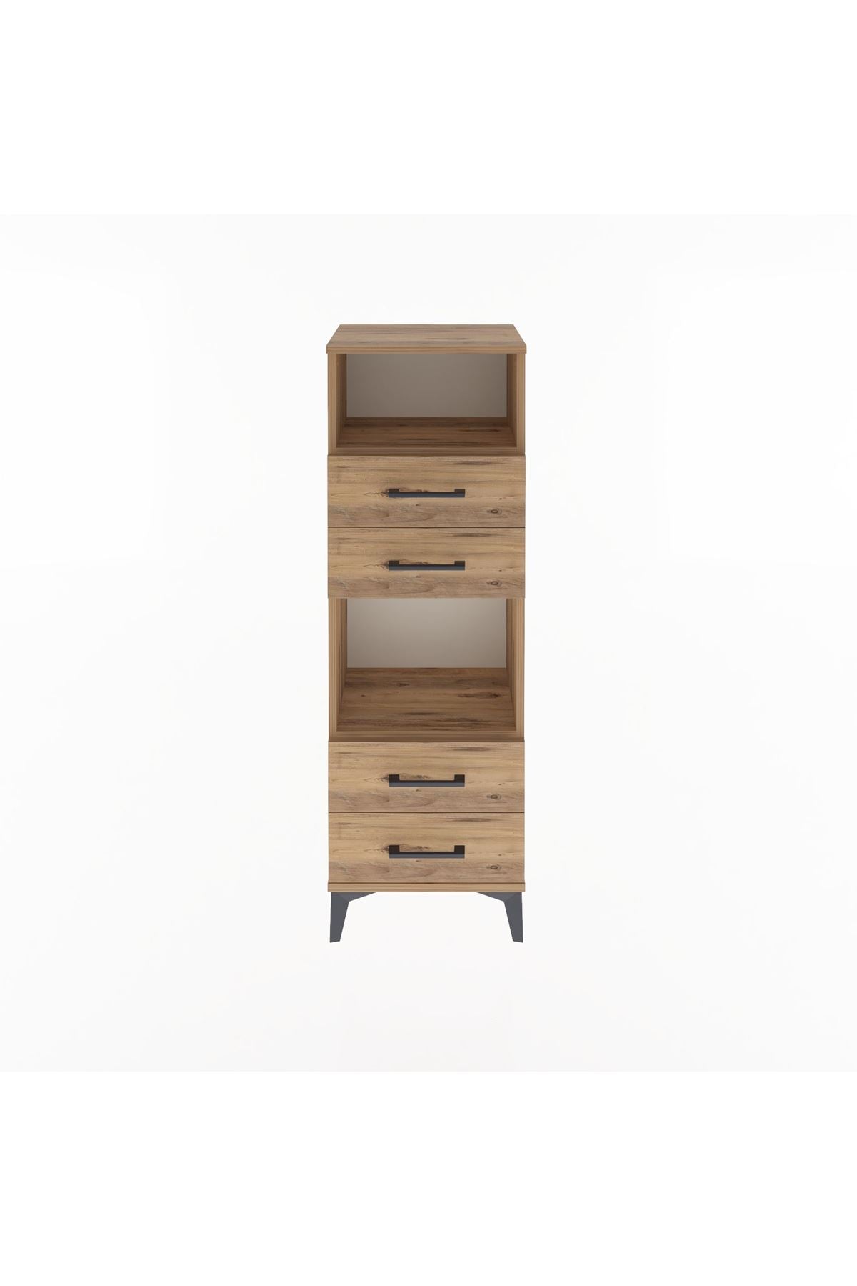 Arges Dolap 2 Raflı 4 Çekmeceli 44x30x134 - S16M061V9A