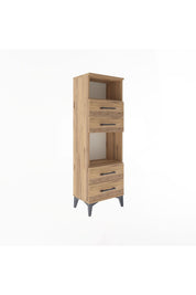 Arges Dolap 2 Raflı 4 Çekmeceli 44x30x134 - S16M061V9A
