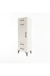 Arges Dolap 2 Raflı 4 Çekmeceli Tek Kapaklı 44x30x134 - S16M062V1A