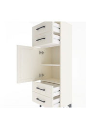 Arges Dolap 2 Raflı 4 Çekmeceli Tek Kapaklı 44x30x134 - S16M062V1A
