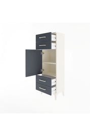 Arges Dolap 2 Raflı 4 Çekmeceli Tek Kapaklı 44x30x134 - S16M062V2A