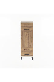 Arges Dolap 2 Raflı 4 Çekmeceli Tek Kapaklı 44x30x134 - S16M062V3A