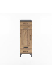 Arges Dolap 2 Raflı 4 Çekmeceli Tek Kapaklı 44x30x134 - S16M062V6A