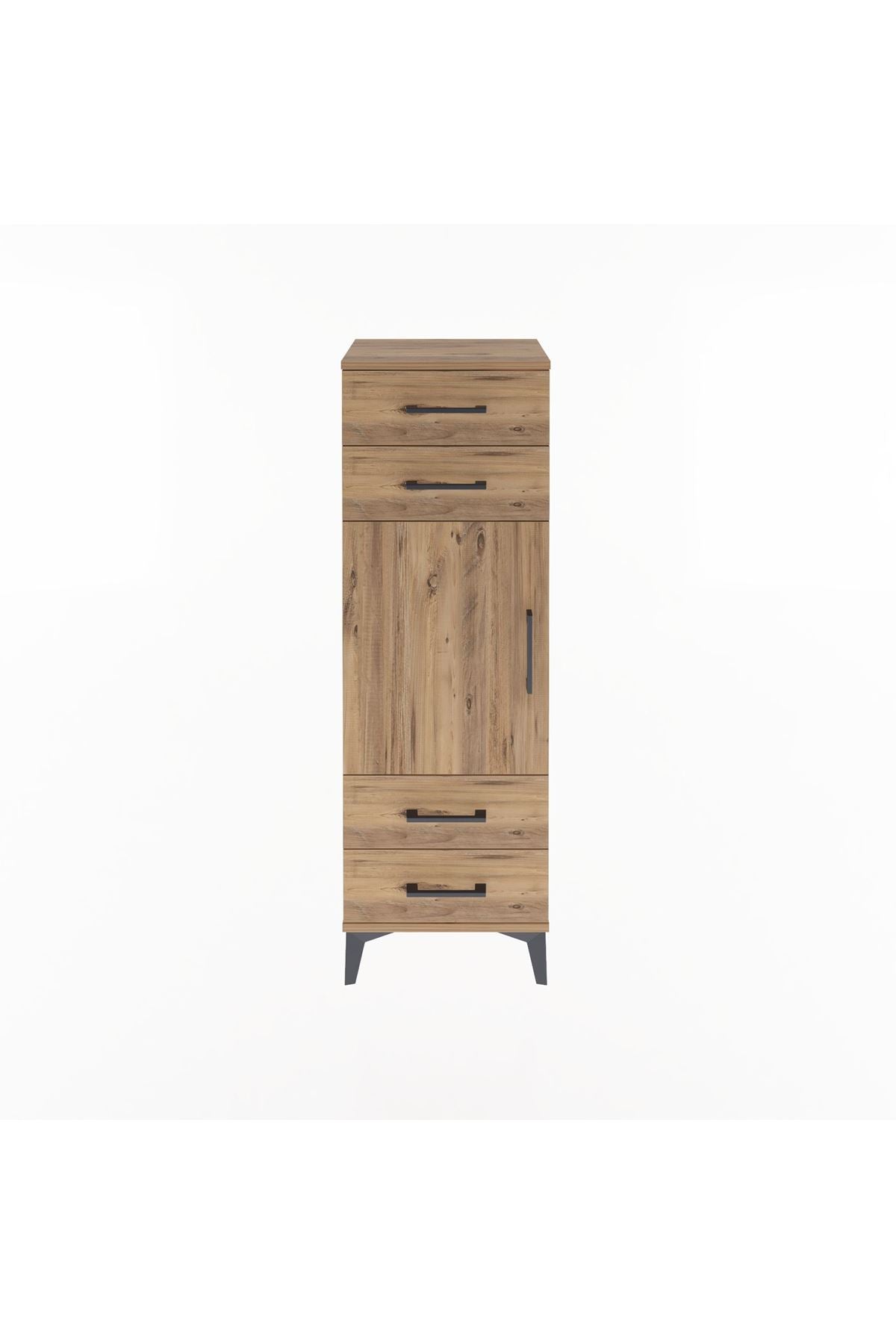 Arges Dolap 2 Raflı 4 Çekmeceli Tek Kapaklı 44x30x134 - S16M062V9A