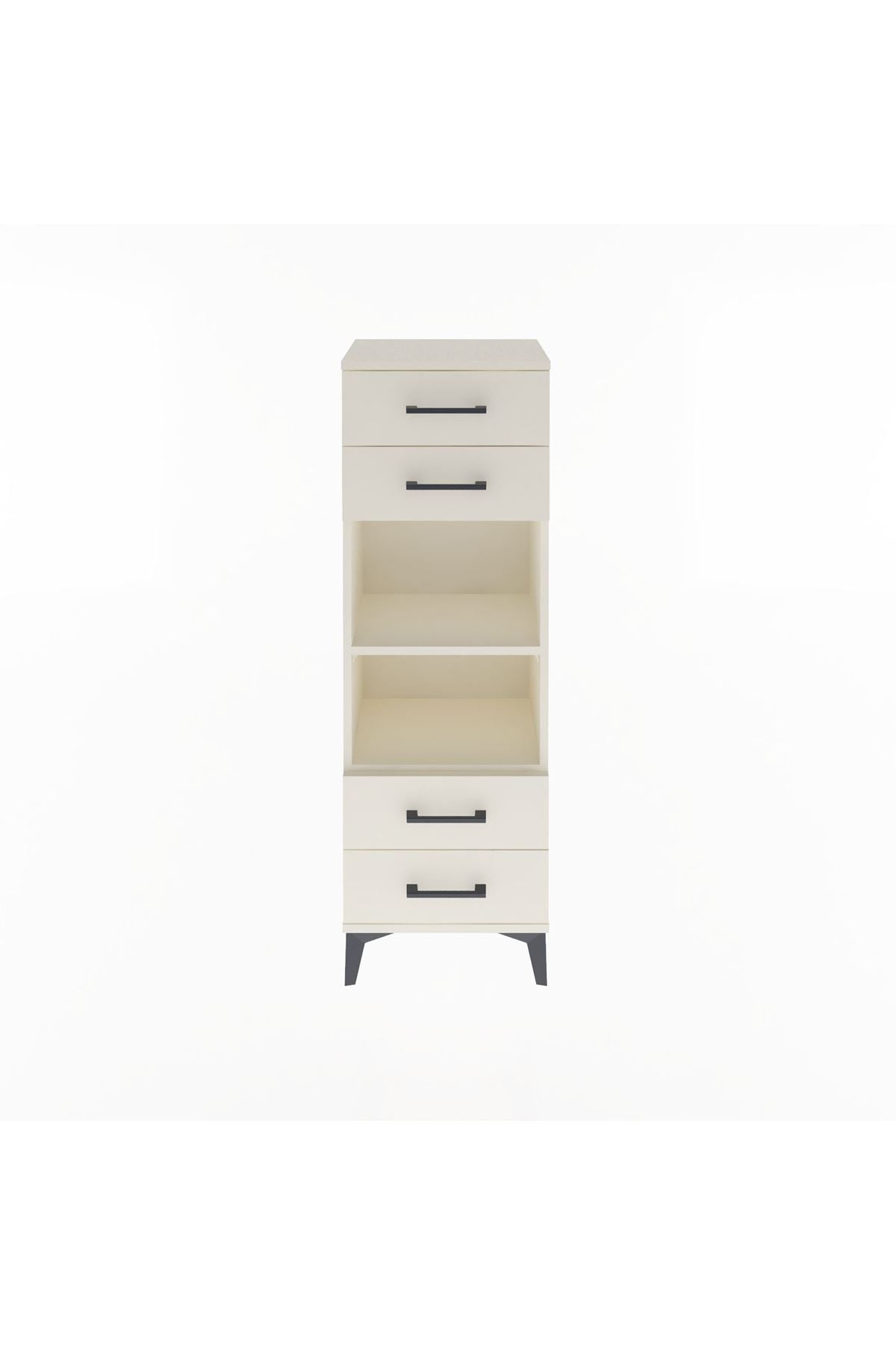 Arges Dolap 2 Raflı 4 Çekmeceli 44x30x134 - S16M063V1A
