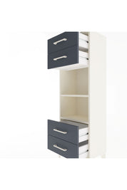 Arges Dolap 2 Raflı 4 Çekmeceli 44x30x134 - S16M063V2A