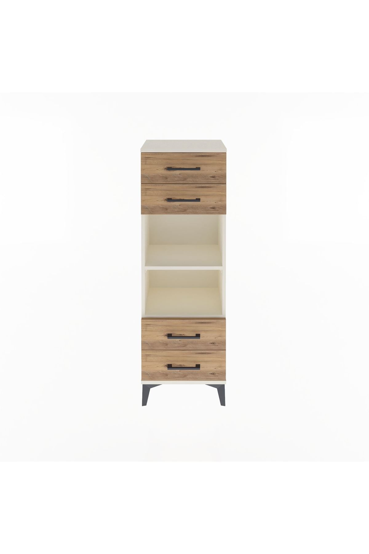 Arges Dolap 2 Raflı 4 Çekmeceli 44x30x134 - S16M063V3A