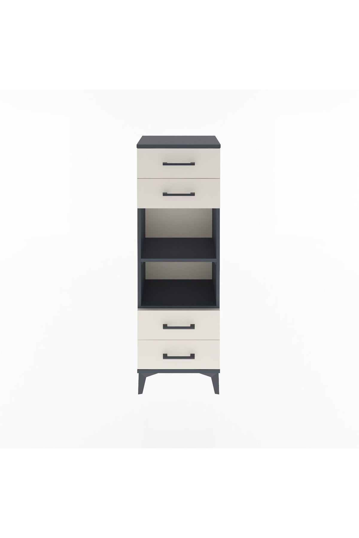 Arges Dolap 2 Raflı 4 Çekmeceli 44x30x134 - S16M063V4A