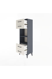 Arges Dolap 2 Raflı 4 Çekmeceli 44x30x134 - S16M063V4A