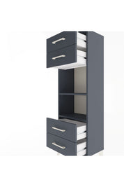 Arges Dolap 2 Raflı 4 Çekmeceli 44x30x134 - S16M063V5A