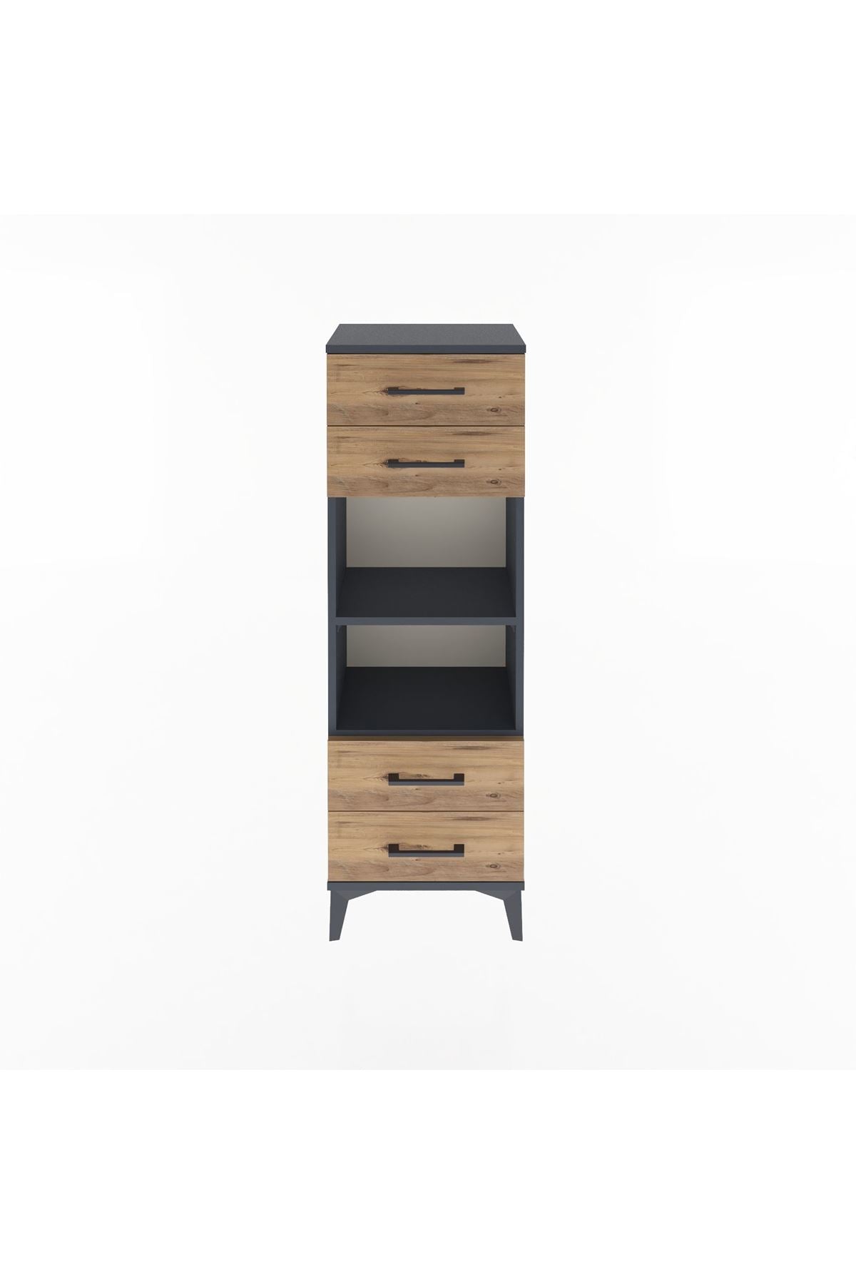 Arges Dolap 2 Raflı 4 Çekmeceli 44x30x134 - S16M063V6A