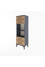 Arges Dolap 2 Raflı 4 Çekmeceli 44x30x134 - S16M063V6A