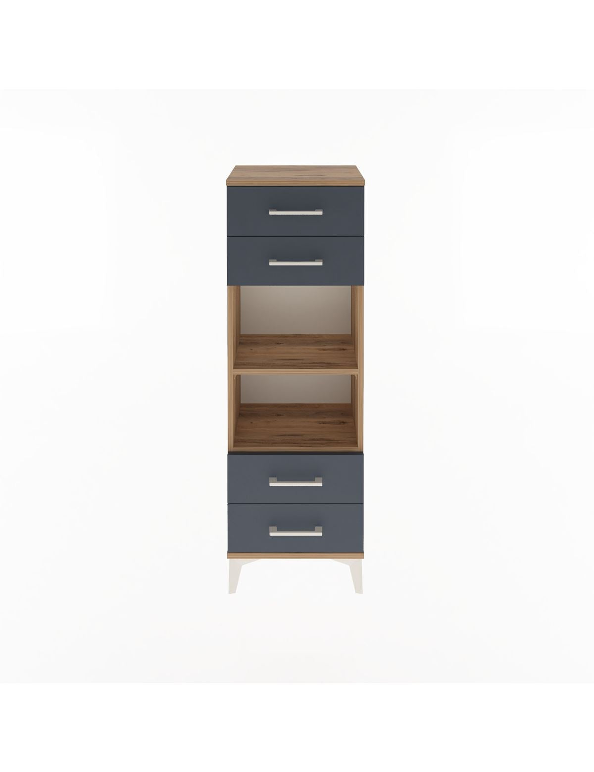 Arges Dolap 2 Raflı 4 Çekmeceli 44x30x134 - S16M063V8A