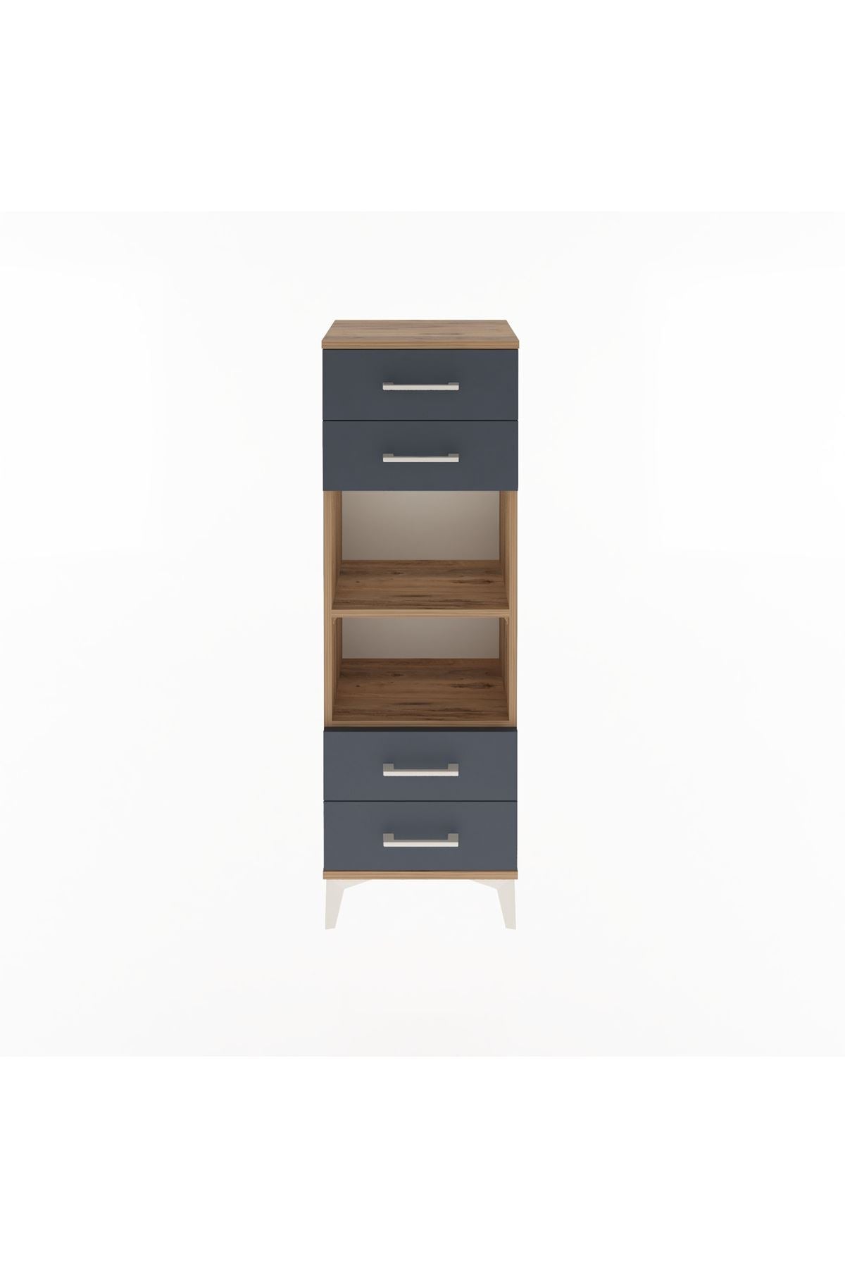 Arges Dolap 2 Raflı 4 Çekmeceli 44x30x134 - S16M063V8A