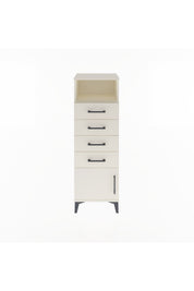 Arges Dolap Tek Raflı 4 Çekmeceli Tek Kapaklı 44x30x134 - S16M064V1A