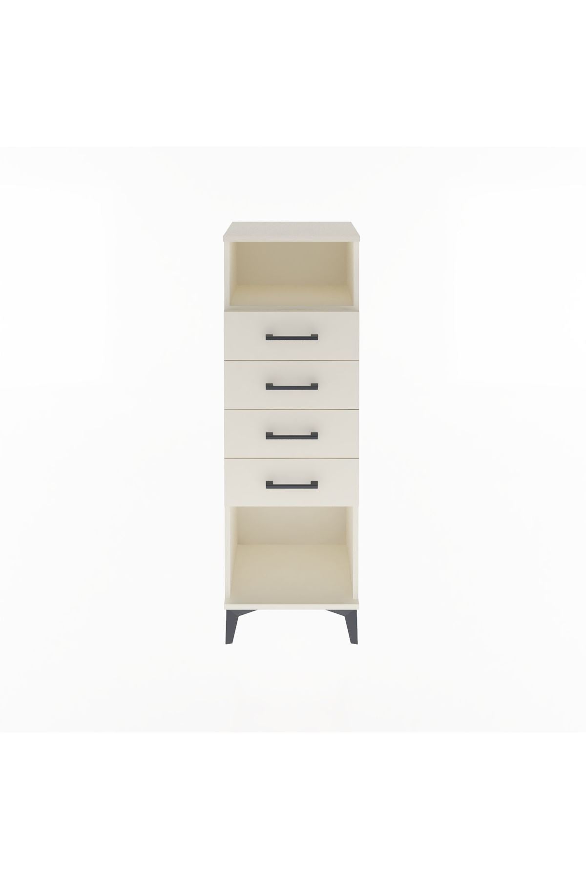 Arges Dolap Tek Raflı 4 Çekmeceli 44x30x134 - S16M065V1A
