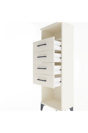 Arges Dolap Tek Raflı 4 Çekmeceli 44x30x134 - S16M065V1A