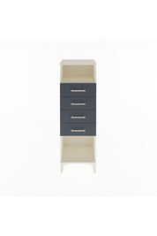 Arges Dolap Tek Raflı 4 Çekmeceli 44x30x134 - S16M065V2A