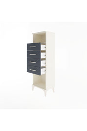 Arges Dolap Tek Raflı 4 Çekmeceli 44x30x134 - S16M065V2A