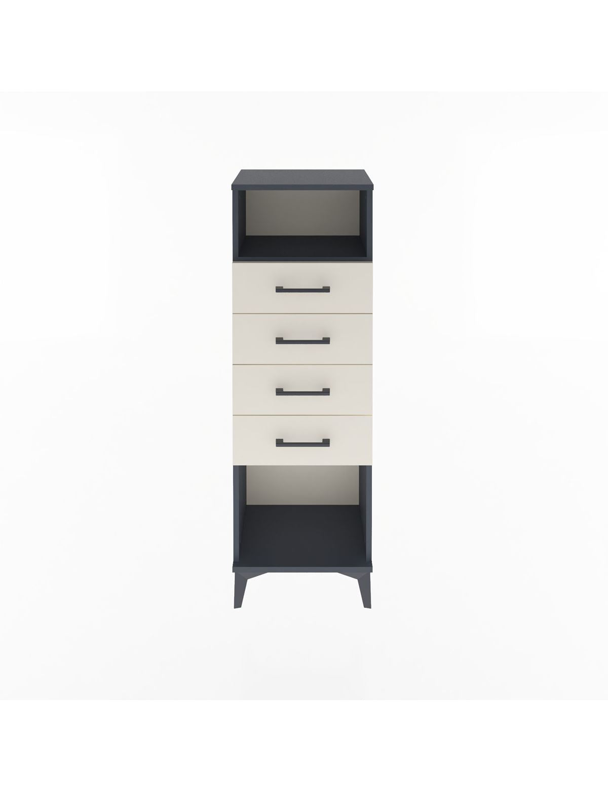 Arges Dolap Tek Raflı 4 Çekmeceli 44x30x134 - S16M065V4A