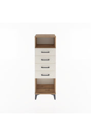 Arges Dolap Tek Raflı 4 Çekmeceli 44x30x134 - S16M065V7A