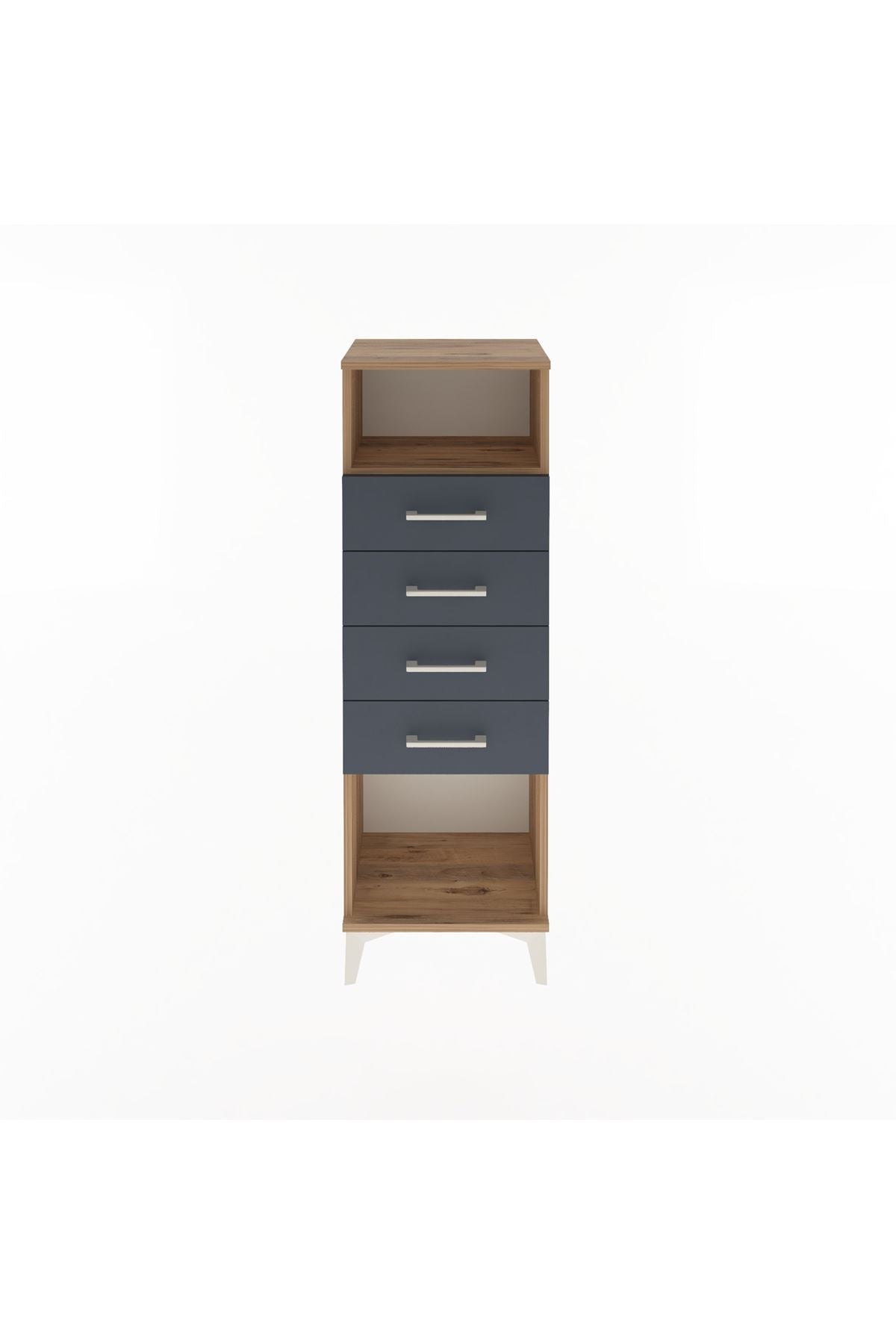 Arges Dolap Tek Raflı 4 Çekmeceli 44x30x134 - S16M065V8A