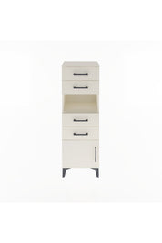 Arges Dolap Tek Raflı 4 Çekmeceli Tek Kapaklı 44x30x134 - S16M066V1A