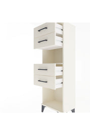Arges Dolap Tek Raflı 4 Çekmeceli 44x30x134 - S16M067V1A