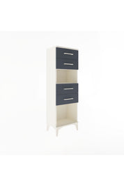 Arges Dolap Tek Raflı 4 Çekmeceli 44x30x134 - S16M067V2A