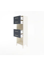 Arges Dolap Tek Raflı 4 Çekmeceli 44x30x134 - S16M067V2A