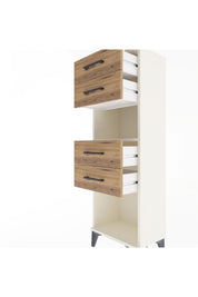 Arges Dolap Tek Raflı 4 Çekmeceli 44x30x134 - S16M067V3A