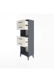 Arges Dolap Tek Raflı 4 Çekmeceli 44x30x134 - S16M067V4A