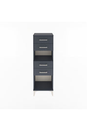 Arges Dolap Tek Raflı 4 Çekmeceli 44x30x134 - S16M067V5A
