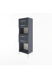 Arges Dolap Tek Raflı 4 Çekmeceli 44x30x134 - S16M067V5A