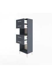 Arges Dolap Tek Raflı 4 Çekmeceli 44x30x134 - S16M067V5A