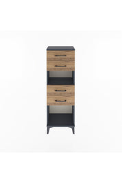 Arges Dolap Tek Raflı 4 Çekmeceli 44x30x134 - S16M067V6A