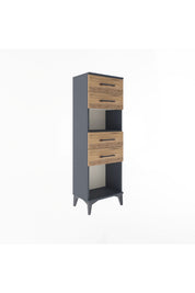 Arges Dolap Tek Raflı 4 Çekmeceli 44x30x134 - S16M067V6A