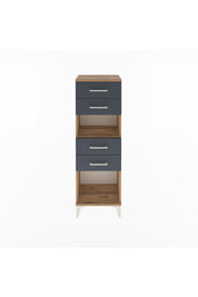 Arges Dolap Tek Raflı 4 Çekmeceli 44x30x134 - S16M067V8A