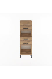 Arges Dolap Tek Raflı 4 Çekmeceli 44x30x134 - S16M067V9A