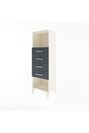 Arges Dolap Tek Raflı 4 Çekmeceli 44x30x134 - S16M069V2A