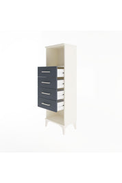 Arges Dolap Tek Raflı 4 Çekmeceli 44x30x134 - S16M069V2A